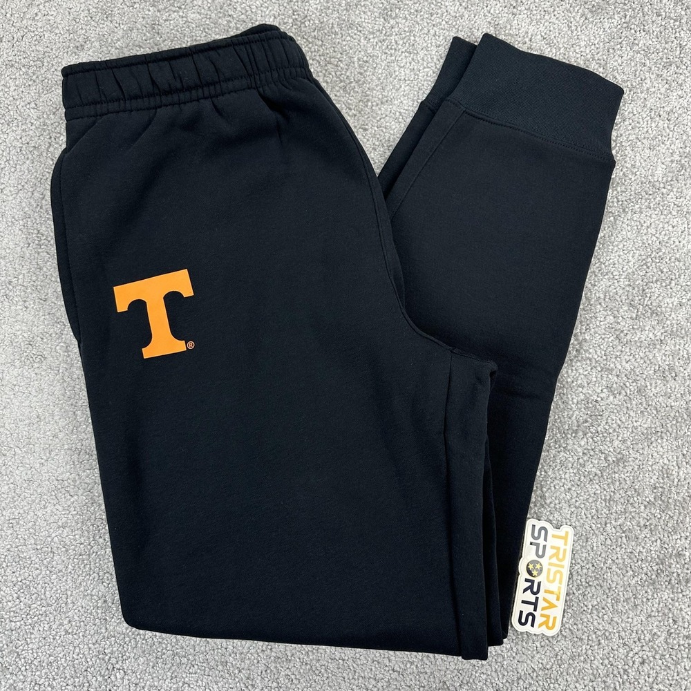 Tennessee Volunteers Pants Mens Small Black Fleece Nike Joggers PE Team Issue